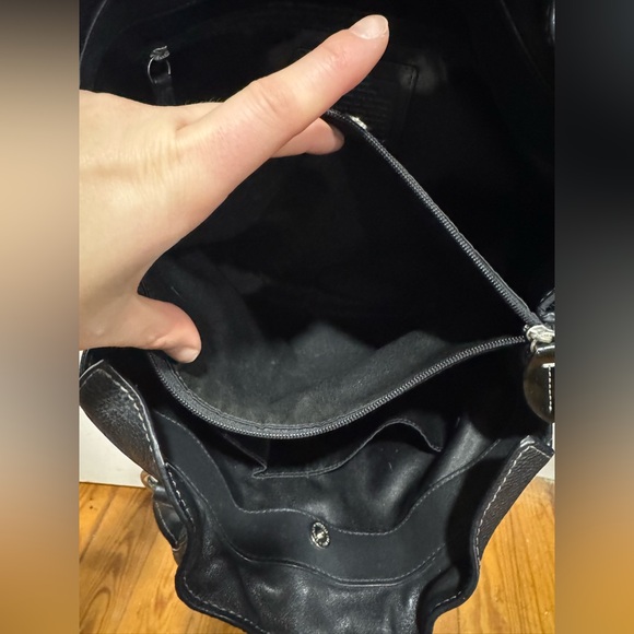 Coach Black Penelope Leather Shoulder Bag - Picture 11 of 12